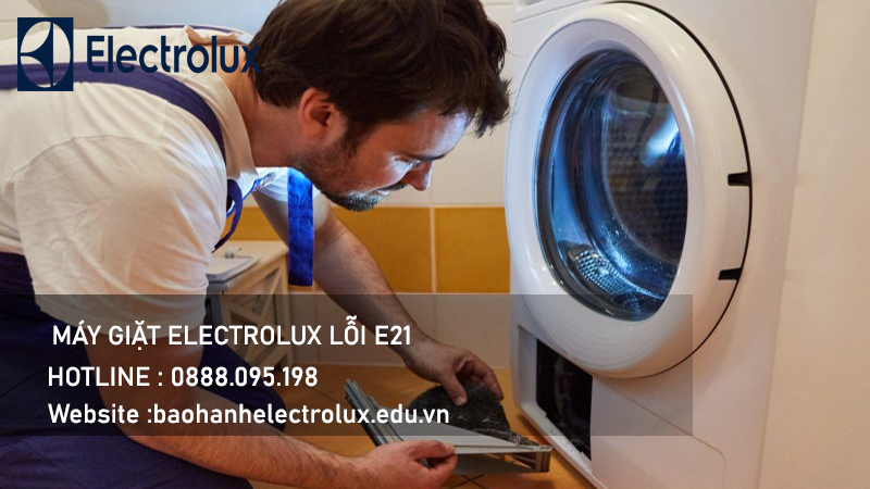 máy giặt Electrolux lỗi E21