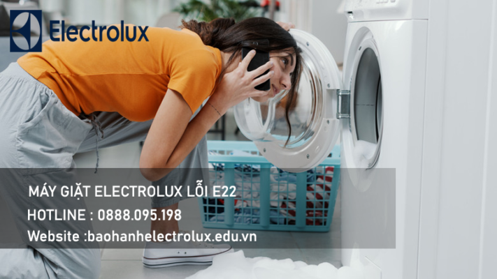 máy giặt Electrolux lỗi E22