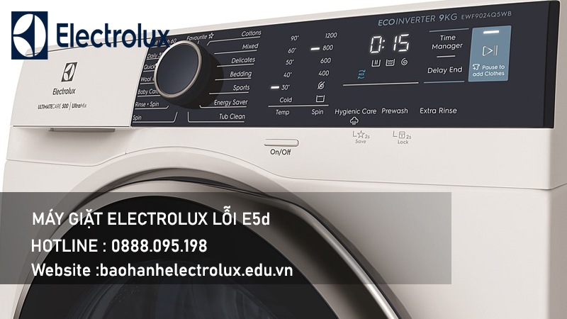 Máy giặt Electrolux lỗi E5D